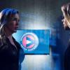 Arrow -- "Due Process" -- Image Number: AR706a_0237b -- Pictured (L-R): Katie Cassidy as Laurel Lance/Black Siren and Emily Bett Rickards as Felicity Smoak -- Photo: Dean Buscher/The CW -- ÃÂ© 2018 The CW Network, LLC. All Rights Reserved.