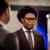 Arrow -- "Unmasked" -- Image Number: AR708a_0372b -- Pictured: Echo Kellum as Curtis Holt (center) -- Photo: Dean Buscher/The CW -- ÃÂ© 2018 The CW Network, LLC. All Rights Reserved.
