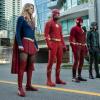 Arrow -- "Elseworlds, Part 2" -- Image Number: AR709b_0562r -- Pictured (L-R): Melissa Benoist as Kara/Supergirl, Stephen Amell as Barry Allen/The Flash, John Wesley Shipp as The Flash and Grant Gustin as Oliver Queen/Green Arrow -- Photo: Jack Rowand/The CW -- ÃÂ© 2018 The CW Network, LLC. All Rights Reserved.