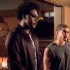 Arrow -- "Shattered Lives" -- Image Number: AR710B_0267b -- Pictured (L-R): Echo Kellum as Curtis Holt and Rick Gonzalez as Rene Ramirez/Wild Dog -- Photo: Dean Buscher/The CW -- ÃÂ© 2019 The CW Network, LLC. All Rights Reserved.