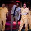 Arrow -- "Past Sins" -- Image Number: AR711b_0352b -- Pictured (L-R): Liam Hall as Kane Wolfman, Echo Kellum as Curtis Holt, Kirk Acevedo as Ricardo Diaz, Amy Gumenick as Carrie Cutter/Cupid and Kelly Hu as China White -- Photo: Jack Rowand/The CW -- ÃÂ© 2019 The CW Network, LLC. All Rights Reserved.