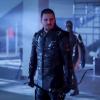 Arrow -- "Emerald Archer" -- Image Number: AR712B_0414b -- Pictured (L-R): Stephen Amell as Oliver Queen/Green Arrow and Echo Kellum as Curtis Holt/Mr. Terrific -- Photo: Shane Harvey/The CW -- ÃÂ© 2019 The CW Network, LLC. All Rights Reserved.