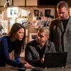 Arrow -- "Brothers & Sisters" -- Image Number: AR714A_0203b -- Pictured (L-R): Sea Shimooka as Emiko Queen, Rick Gonzalez as Rene Ramirez/Wild Dog and Stephen Amell as Oliver Queen/Green Arrow -- Photo: Shane Harvey/The CW -- ÃÂ© 2019 The CW Network, LLC. All Rights Reserved.