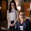 Arrow -- "Inheritance" -- Image Number: AR717b_0028b -- Pictured (L-R): Kacey Rohl as Alena Whitlock and Emily Bett Rickards as Felicity Smoak -- Photo: Jack Rowand/The CW -- ÃÂ© 2019 The CW Network, LLC. All Rights Reserved.
