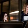 Arrow -- "Inheritance" -- Image Number: AR717b_0032b -- Pictured (L-R): Kacey Rohl as Alena Whitlock and Emily Bett Rickards as Felicity Smoak -- Photo: Jack Rowand/The CW -- ÃÂ© 2019 The CW Network, LLC. All Rights Reserved.