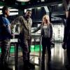 Arrow -- "Spartan" -- Image Number: AR719a_0076b -- Pictured (L-R): Rick Gonzalez as Rene Ramirez/Wild Dog, Ernie Hudson as General Stewart, Emily Bett Rickards as Felicity Smoak and Juliana Harkavy as Dinah Drake/Black Canary -- Photo: Dean Buscher/The CW -- ÃÂ© 2019 The CW Network, LLC. All Rights Reserved.