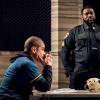 Arrow -- "Confessions" -- Image Number: AR720a_0266b.jpg -- Pictured (L-R): Rick Gonzalez as Rene Ramirez/Wild Dog and Danny Wattley as Sergeant Bingsley -- Photo: Dean Buscher/The CW -- ÃÂ© 2019 The CW Network, LLC. All Rights Reserved.