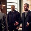 Arrow -- "Confessions" -- Image Number: AR720b_0241b.jpg -- Pictured (L-R): Christopher Logan as Jason Toth, David Ramsey as John Diggle/Spartan and Stephen Amell as Oliver Queen/Green Arrow -- Photo: Dean Buscher/The CW -- ÃÂ© 2019 The CW Network, LLC. All Rights Reserved.