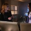 Arrow -- "Living Proof" -- Image Number: AR721a_0285r.jpg -- Pictured (L-R): Emily Bett Rickards as Felicity Smoak and Kacey Rohl as Alena Whitlock -- Photo: Jack Rowand/The CW -- ÃÂ© 2019 The CW Network, LLC. All Rights Reserved.