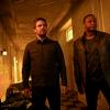Arrow -- "Welcome to Hong Kong" -- Image Number: AR802a_0244b.jpg -- Pictured (L-R): Stephen Amell as Oliver Queen/Green Arrow and David Ramsey as John Diggle/Spartan -- Photo: Sergei Bachlakov/The CW -- © 2019 The CW Network, LLC. All Rights Reserved.