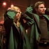Arrow -- "Prochnost" -- Image Number: AR805A_0199b.jpg -- Pictured (L-R): Katherine McNamara as Mia and Stephen Amell as Oliver Queen/Green Arrow -- Photo: Dean Buscher/The CW -- © 2019 The CW Network, LLC. All Rights Reserved.