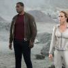 Arrow -- "Crisis on Infinite Earths: Part Four" -- Image Number: AR808A_0100r.jpg -- Pictured (L-R): David Harewood as Hank Henshaw/J\'onn J\'onzz and Caity Lotz as Sara Lance/White Canary -- Photo: Dean Buscher/The CW -- © 2019 The CW Network, LLC. All Rights Reserved.