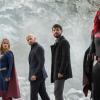 Arrow -- "Crisis on Infinite Earths: Part Four" -- Image Number: AR808A_0177r.jpg -- Pictured (L-R): Melissa Benoist as Kara/Supergirl, Jon Cryer as Lex Luthor, Osric Chau as Ryan Choi and Ruby Rose as Kate Kane/Batwoman -- Photo: Dean Buscher/The CW -- © 2019 The CW Network, LLC. All Rights Reserved.