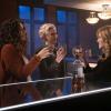 Arrow -- "Green Arrow & The Canaries" -- Image Number: AR809e_0619r.jpg -- Pictured (L-R): Juliana Harkavy as Dinah Drake/Black Canary, Katie Cassidy as Laurel Lance/Black Siren and Katherine McNamara as Mia -- Photo: Jack Rowand/The CW -- © 2020 The CW Network, LLC. All Rights Reserved.