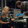 BACKSTROM:  Niedermayer (Kristoffer Polaha, R) fingerprints XXX (guest star XXX, L) during the investigation into the death of a sex surrogate found dead in Portland's Rose Garden, in the "Love is a Rose and You Better Not Pick It" episode of BACKSTROM airing Thursday, April 9 (9:00-10:00 PM ET/PT) on FOX. ©2015 Fox Broadcasting Co. Cr: Liane Hentscher/FOX