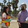 BASKETS -- "Renoir" Episode 101 (Airs Thursday, January 21, 10:00 pm/ep) Pictured: (l-r) Martha Kelly as Martha, Zach Galifianakis as Baskets. CR: Ben Cohen/FX