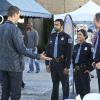 "Cereal Killer" -- When someone attempts to assassinate Battle Creek\'s mayor during the annual "Breakfast Day" celebration, Russ and Milt must protect the unorthodox politician while trying to track down the attacker, on BATTLE CREEK, Sunday, April 5, 2015 (10:00-11:00, ET/PT), on the CBS Television Network. Patton Oswalt guest stars as Mayor Hardy. Peter Jacobson guest stars as Darrel Hardy, the mayor\'s brother and Chief-of-Staff. Pictured (left to right): Josh Duhamel (Special Agent Milton Chamberlain), Kal Penn (Det. Fontanelle White), Liza Lapira (Det. Jacocks) and Dean Winters (Det. Russ Agnew). Photo: Adam Taylor/CBS ÃÂ©2015 CBS Broadcasting, Inc. All Rights Reserved.
