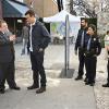 "Cereal Killer" -- When someone attempts to assassinate Battle Creek\'s mayor during the annual "Breakfast Day" celebration, Russ and Milt must protect the unorthodox politician while trying to track down the attacker, on BATTLE CREEK, Sunday, April 5, 2015 (10:00-11:00, ET/PT), on the CBS Television Network. Patton Oswalt guest stars as Mayor Hardy. Peter Jacobson guest stars as Darrel Hardy, the mayor\'s brother and Chief-of-Staff. Pictured (left to right): Patton Oswalt (Mayor Hardy), Josh Duhamel (Special Agent Milton Chamberlain), Kal Penn (Det. Fontanelle White), Liza Lapira (Det. Jacocks) and Dean Winters (Det. Russ Agnew). Photo: Adam Taylor/CBS ÃÂ©2015 CBS Broadcasting, Inc. All Rights Reserved.