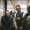 "Cereal Killer" -- When someone attempts to assassinate Battle Creek\'s mayor during the annual "Breakfast Day" celebration, Russ and Milt must protect the unorthodox politician while trying to track down the attacker, on BATTLE CREEK, Sunday, April 5, 2015 (10:00-11:00, ET/PT), on the CBS Television Network. Patton Oswalt guest stars as Mayor Hardy. Peter Jacobson guest stars as Darrel Hardy, the mayor\'s brother and Chief-of-Staff. Pictured (left to right): Dean Winters (Det. Russ Agnew) and Josh Duhamel (Special Agent Milton Chamberlain). Photo: Monty Brinton/CBS ÃÂ©2015 CBS Broadcasting, Inc. All Rights Reserved.