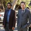 "Sympathy for the Devil" -- Milt survives a car bombing and enlists Russ to track down his would-be assassin, leading to startling revelations as to why Milt is the way he is and what brought him to Battle Creek, on BATTLE CREEK, Sunday, May 24 (10:00-11:00 PM, ET/PT), on the CBS Television Network. Pictured (left to right): Kal Penn (Det. Fontanelle White) and Dean Winters (Det. Russ Agnew). Photo Credit: Robert Voets/Sony Pictures Television ÃÂ© 2015 Sony Pictures Television.