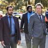 "Sympathy for the Devil" -- Milt survives a car bombing and enlists Russ to track down his would-be assassin, leading to startling revelations as to why Milt is the way he is and what brought him to Battle Creek, on BATTLE CREEK, Sunday, May 24 (10:00-11:00 PM, ET/PT), on the CBS Television Network. Pictured (left to right): Kal Penn (Det. Fontanelle White), Edward Fordham (Det. Aaron Funkhauser) and Dean Winters (Det. Russ Agnew). Photo Credit: Robert Voets/Sony Pictures Television ÃÂ© 2015 Sony Pictures Television.