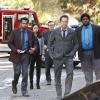 "Sympathy for the Devil" -- Milt survives a car bombing and enlists Russ to track down his would-be assassin, leading to startling revelations as to why Milt is the way he is and what brought him to Battle Creek, on BATTLE CREEK, Sunday, May 24 (10:00-11:00 PM, ET/PT), on the CBS Television Network. Pictured (left to right): Kal Penn (Det. Fontanelle White), Liza Lapira (Det. Jacocks), Damon Herriman (Det. Niblet), Dean Winters (Det. Russ Agnew) and Edward Fordham (Det. Aaron Funkhauser). Photo Credit: Robert Voets/Sony Pictures Television ÃÂ© 2015 Sony Pictures Television.