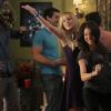 BEN AND KATE: Kate (Dakota Johnson, L) reunites with her old friend, Molly (guest star Rosa Salazar, R), in the &quot;21st Birthday&quot; episode of BEN AND KATE airing Tuesday, Oct. 16 (8:30-9:00 PM ET/PT) on FOX. &#xa9;2012 Fox Broadcasting Co. Cr: Jennifer Clasen/FOX
