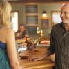 BEN AND KATE: BJ (Lucy Punch, L) flirts with her boss, Buddy (guest star Rob Corddry, R), in the &quot;Emergency Kit&quot; episode of BEN AND KATE airing Tuesday, Oct. 23 (8:30-9:00 PM ET/PT) on FOX. &#xa9;2012 Fox Broadcasting Co. Cr: Jennifer Clasen/FOX