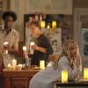 BEN AND KATE: While Tommy (Echo Kellum, L) and Ben (Nat Faxon, second from L) try to turn on the power, Kate (Dakota Johnson, second from R) listens to BJ (Lucy Punch, R) recount her date with their boss, Buddy, in the &quot;Emergency Kit&quot; episode of BEN AND KATE airing Tuesday, Oct. 23 (8:30-9:00 PM ET/PT) on FOX. &#xa9;2012 Fox Broadcasting Co. Cr: Jennifer Clasen/FOX