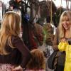 BEN AND KATE: Much to Kate's (Dakota Johnson, L) dismay, BJ (Lucy Punch, R) suggests Maddie (Maggie Elizabeth Jones, C) dress up as a princess in the &quot;Scaredy Kate&quot; episode of BEN AND KATE airing Tuesday, Oct. 30 (8:30-9:00 PM ET/PT) on FOX. &#xa9;2012 Fox Broadcasting Co. Cr: Jennifer Clasen/FOX
