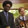 BEN AND KATE: Ben (Nat Faxon, R) and Tommy (Echo Kellum, L) become door-to-door wine salesmen in the &quot;Career Day&quot; episode of BEN AND KATE airing Tuesday, Nov. 13 (8:30-9:00 PM ET/PT) on FOX. &#xa9;2012 Fox Broadcasting Co. Cr: Jennifer Clasen/FOX