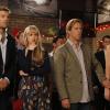 BEN AND KATE: L-R: Will (guest star Geoff Stults), Kate (Dakota Johnson), Ben (Nat Faxon) and BJ (Lucy Punch) are shocked by Anna's singing talent in the &quot;Reunion&quot; episode of BEN AND KATE airing Tuesday, Nov. 20 (8:30-9:00 PM ET/PT) on FOX. &#xa9;2012 Fox Broadcasting Co. Cr: Jennifer Clasen/FOX