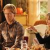 BEN AND KATE: BJ (Lucy Punch, R) reveals a shocking secret during Thanksgiving dinner in the &quot;Reunion&quot; episode of BEN AND KATE airing Tuesday, Nov. 20 (8:30-9:00 PM ET/PT) on FOX. Also pictured: Nat Faxon. &#xa9;2012 Fox Broadcasting Co. Cr: Jennifer Clasen/FOX