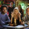 BEN AND KATE: L-R: Tommy (Echo Kellum), BJ (Lucy Punch) and Ben (Nat Faxon) react to Kate and Will performing together in the &quot;Guitar Face&quot; episode of BEN AND KATE airing Tuesday, Nov. 27 (8:30-9:00 PM ET/PT) on FOX. &#xa9;2012 Fox Broadcasting Co. Cr: Jennifer Clasen/FOX