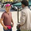 BEN AND KATE: Tommy (Echo Kellum, R) gets Ben (Nat Faxon, L) a job as a &quot;snack girl&quot; in the &quot;Guitar Face&quot; episode of BEN AND KATE airing Tuesday, Nov. 27 (8:30-9:00 PM ET/PT) on FOX. &#xa9;2012 Fox Broadcasting Co. Cr: Jennifer Clasen/FOX