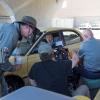 Vince Gilligan, Bob Odenkirk and Jonathan Banks - Better Call Saul _ Season 1, Episode 1 _ BTS - Photo Credit: Ursula Coyote/AMC