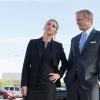 Rhea Seehorn as Kimberly Wexler and Patrick Fabian as Howard Hamlin - Better Call Saul _ Season 1, Episode 4 - Photo Credit: Ursula Coyote/AMC