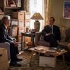 Bob Odenkirk as Jimmy McGill, Rhea Seehorn as Kim Wexler, Patrick Fabian as Howard Hamlin - Better Call Saul _ Season 4, Episode 1 - Photo Credit: Nicole Wilder/AMC/Sony Pictures Television