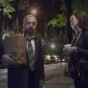 Paul Giamatti as Chuck Rhoades and Maggie Siff as Wendy Rhoades in Billions (Season 1, Episode 2). - Photo:  Jeff Neumann/SHOWTIME - Photo ID:  Billions_102_1586.R