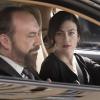 Paul Giamatti as Chuck Rhoades and Maggie Siff as Wendy Rhoades in Billions (Season 1, Episode 04). - Photo:  Jeff Neumann/SHOWTIME - Photo ID:  Billions_104_1566.R