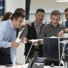 Ivan Martin as Butch "The Pouch" Probert, Daniel K. Isaac as Ben Kim, David Cromer as Donnie Caan and Nathan Darrow as Mick Danzig in Billions (Season 1, Episode 07). - Photo:  Jeff Neumann/SHOWTIME - Photo ID:  Billions_107_1577.R