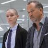 Asia Kate Dillon as Taylor and David Costabile as Mike "Wags" Wagner in BILLIONS (Season 3, Episode 01, "Tie Goes to the Runner"). - Photo: Jeff Neumann/SHOWTIME - Photo ID: BILLIONS_301_1636.R.jpg