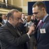Paul Giamatti as Chuck Rhoades and Christopher Denham as Oliver Dake in BILLIONS (Season 3, Episode 01, "Tie Goes to the Runner"). - Photo: Jeff Neumann/SHOWTIME - Photo ID: BILLIONS_301_615.R.jpg