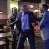 Black Lightning -- "The Book of Blood: Chapter One" -- Image BLK205a_00b.jpg -- Pictured (L-R):  Jason Louder as Two - Bits, Cress Williams as Jefferson and Damon Gupton as Inspector Bill Henderson -- Photo: Bob Mahoney/The CW -- ÃÂ© 2018 The CW Network, LLC. All rights reserved