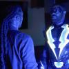 Black Lightning -- "The Book of Blood: Chapter One" -- Image BLK205a_0328b.jpg -- Pictured (L-R): Jason Louder as Two - Bits and Cress Williams as Black Lightning-- Photo: Bob Mahoney/The CW -- ÃÂ© 2018 The CW Network, LLC. All rights reserved
