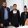 Black Lightning -- "The Book of Secrets: Chapter One: Prodigal Son" -- Image BLK211b_0481b.jpg -- Pictured (L-R): Cress Williams as Jefferson, Christine Adams as Lynn, Nafessa Williams as Anissa and China Anne McClain as Jennifer -- Photo: Jace Downs/The CW -- ÃÂ© 2019 The CW Network, LLC. All rights reserved