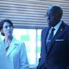 Black Lightning -- "The Book of Secrets: Chapter Two: Just and Unjust" -- Image BLK212a_0307b.jpg -- Pictured (L-R): Jennifer RIker as Dr. Helga Jace and Bill Duke as Agent Odell -- Photo: Annette Brown/The CW -- ÃÂ© 2019 The CW Network, LLC. All rights reserved