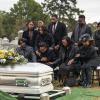 Black Lightning -- "The Book of Secrets: Chapter Two: Just and Unjust" -- Image BLK212b_0315b.jpg -- Pictured (L-R):  Nafessa Williams as Anissa, Christine Adams as Lynn, China Anne McClain as Jennifer, Yolanda T. Ross as Nichelle Payne and Cress Williams as Jefferson  -- Photo: Bob Mahoney/The CW -- ÃÂ© 2019 The CW Network, LLC. All rights reserved
