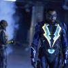 Black Lightning -- "The Book of the Apocalypse: Chapter One: The Alpha" -- Image BLK215a_0118b.jpg -- Pictured (L-R): Nafessa Williams as Thunder and Cress Williams as Black Lightning -- Photo: Bob Mahoney/The CW -- ÃÂ© 2019 The CW Network, LLC. All rights reserved