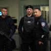 Black Lightning -- "The Book of Occupation: Chapter Two" -- Image BLK302a_0393r.jpg -- Pictured (L-R): Christopher B. Duncan as Commander Williams and Damon Gupton as Inspector Bill Henderson -- Photo: Mark Hill/The CW -- © 2019 The CW Network, LLC. All rights reserved.